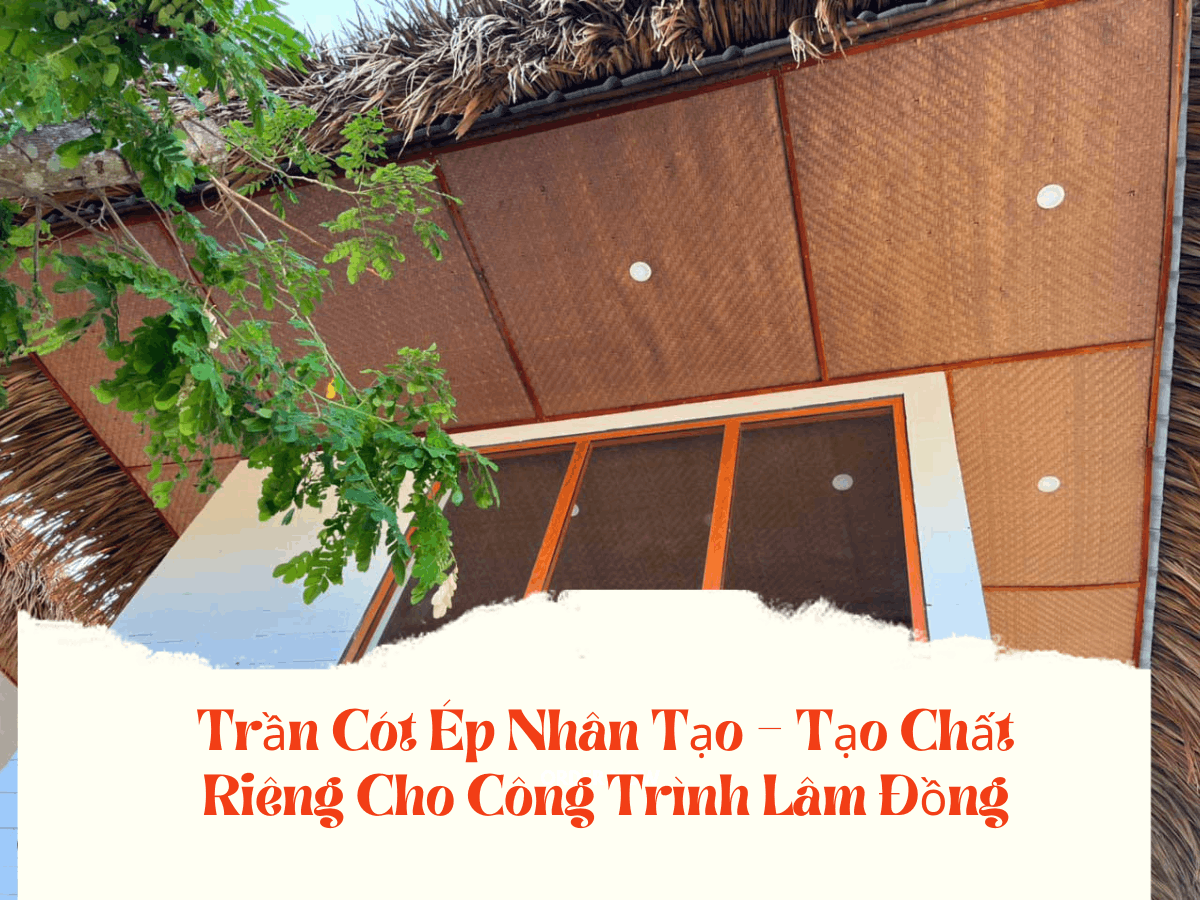 Trần Cót Ép Nhân Tạo Tạo Chất Riêng Cho Công Trình Lâm Đồng