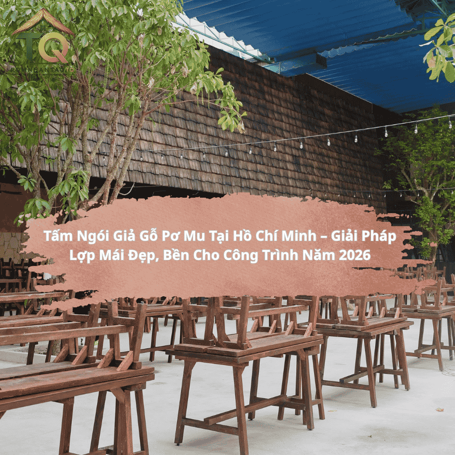Tấm Ngói Giả Gỗ Pơ Mu Tại Hồ Chí Minh – Giải Pháp Lợp Mái Đẹp, Bền Cho Công Trình Năm 2026